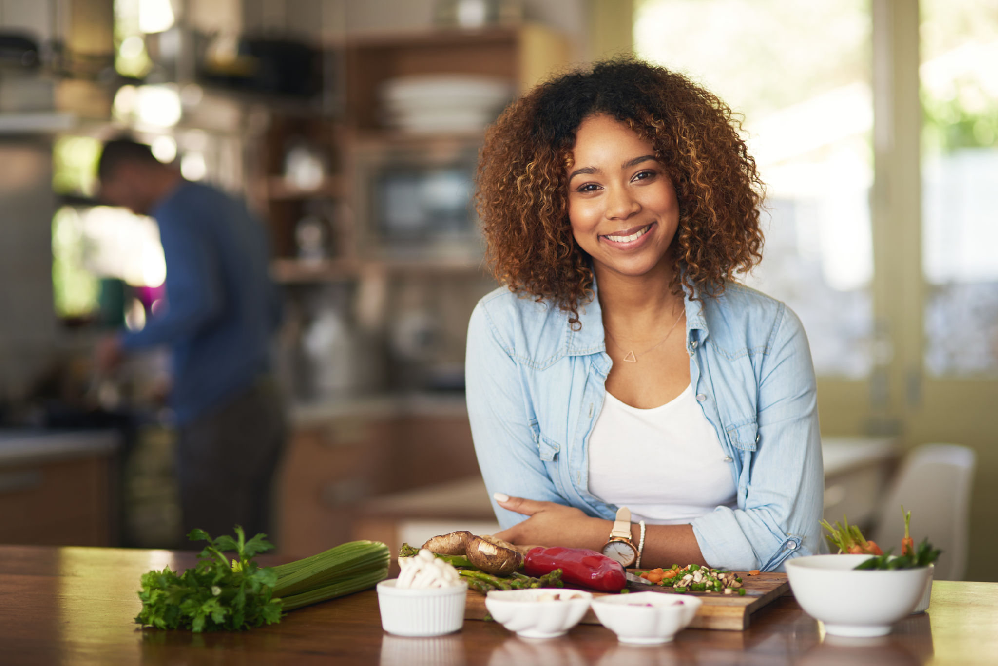 women healthy eating