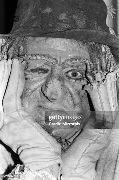 Actor John Pertwee in his role as Wurzel Gummidge. December 1981. .