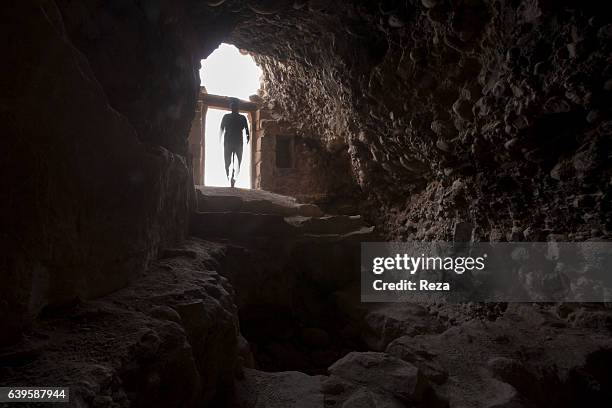 December 31 Lot's cave, Archaeological site of Numeira, Numeira, Al-Karak Governorate, Jordan. In the Old Testament, one can read the story of the...