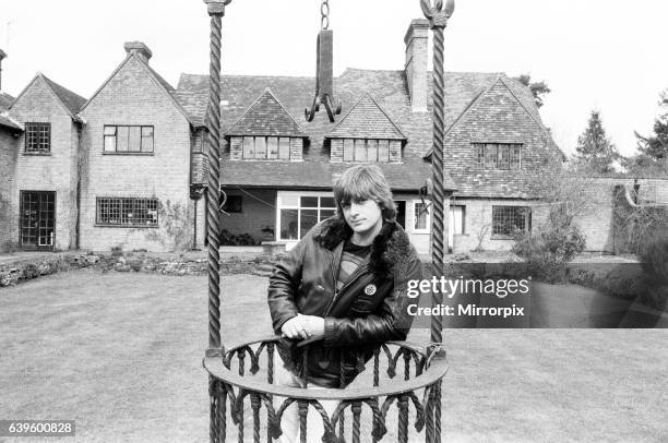 Mike Oldfield, musician and composer, pictured at his home in Buckinghamshire, 1st April 1980.