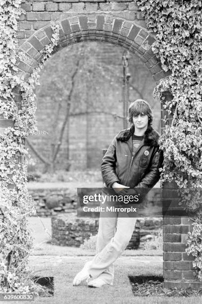 Mike Oldfield, musician and composer, pictured at his home in Buckinghamshire, 1st April 1980.