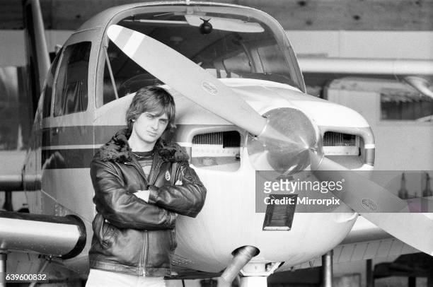 Mike Oldfield, musician and composer, pictured at his home in Buckinghamshire, 1st April 1980.