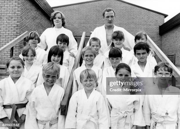 Members of the South Benwell Judo Club, held at the local primary school. Back row, from left to right, Hayley Finn, Markl Pattinson, Mark Crawford,...