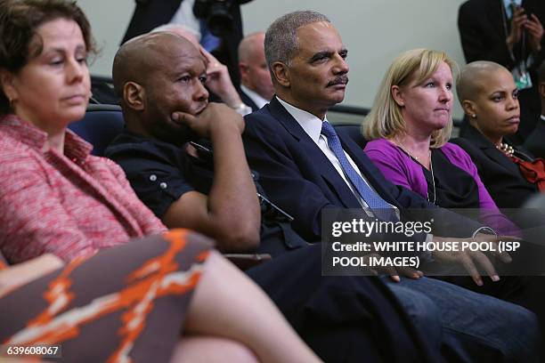 Former Attorney General Eric Holder joins hip-hop artists, actors, justice activists, state and local elected officials and community leaders that...