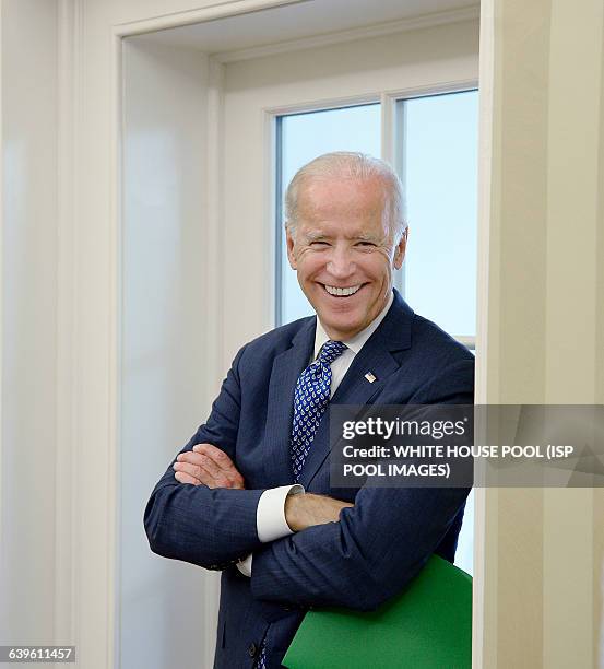 Vice President Joe Biden attends a bilateral meeting in the Oval Office between President Barack Obama and King Salman bin Abd alAziz of Saudi Arabia...