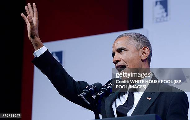 President Barack Obama addresses the Congressional Hispanic Caucus Institute's 38th Anniversary Awards Gala at the Washington Convention Center...