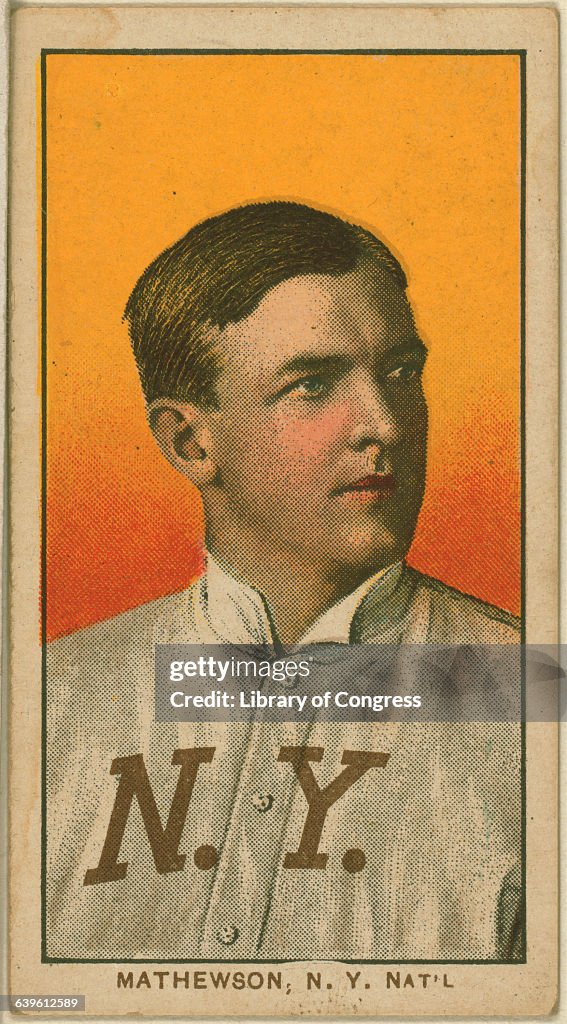 Christy Mathewson Baseball Card