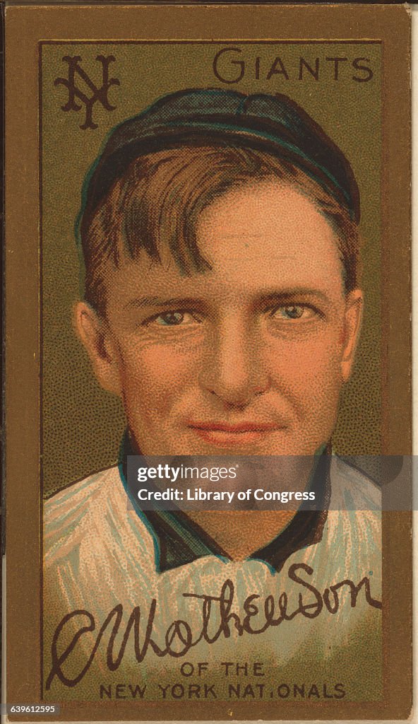 Christy Mathewson Baseball Card