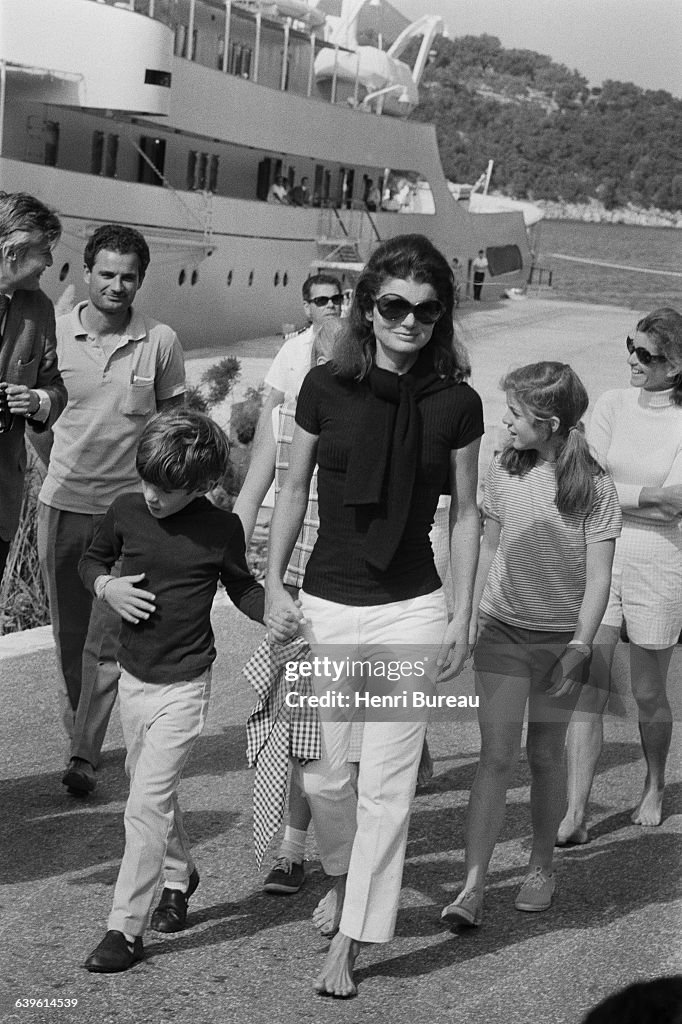 Former First Lady Jacqueline Kennedy Onassis