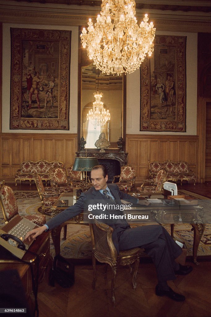 French Politician Jacques Chirac