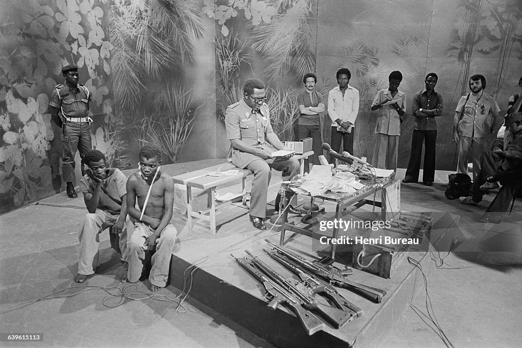 Zaire President Mobutu Sese Seko