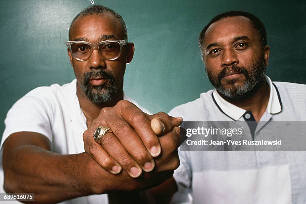 Athletes John Carlos and Tommie Smith were banned from the US team and the Olympic Village after holding up their fists in the Black Power salute...