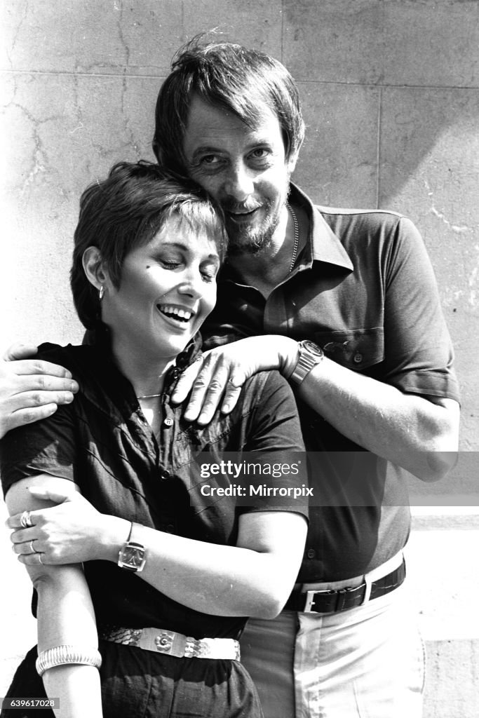 Adrienne Posta and Derek Fowlds at the Theatre Royal, Newcastle where they are appearing in The Norman Conquest on 3rd August 1981