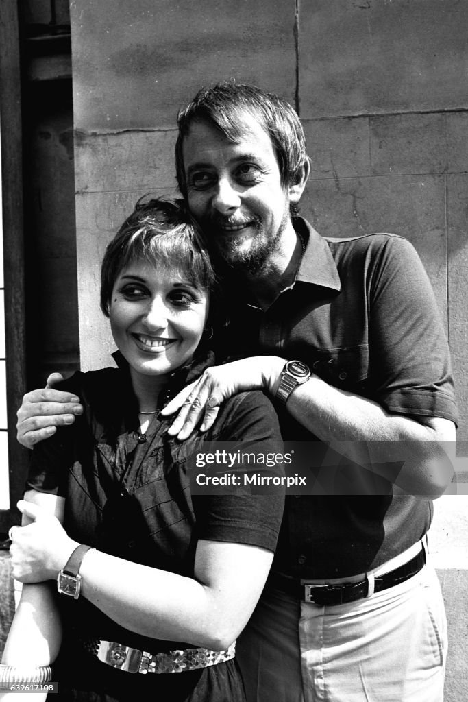 Adrienne Posta and Derek Fowlds at the Theatre Royal, Newcastle where they are appearing in The Norman Conquest on 3rd August 1981