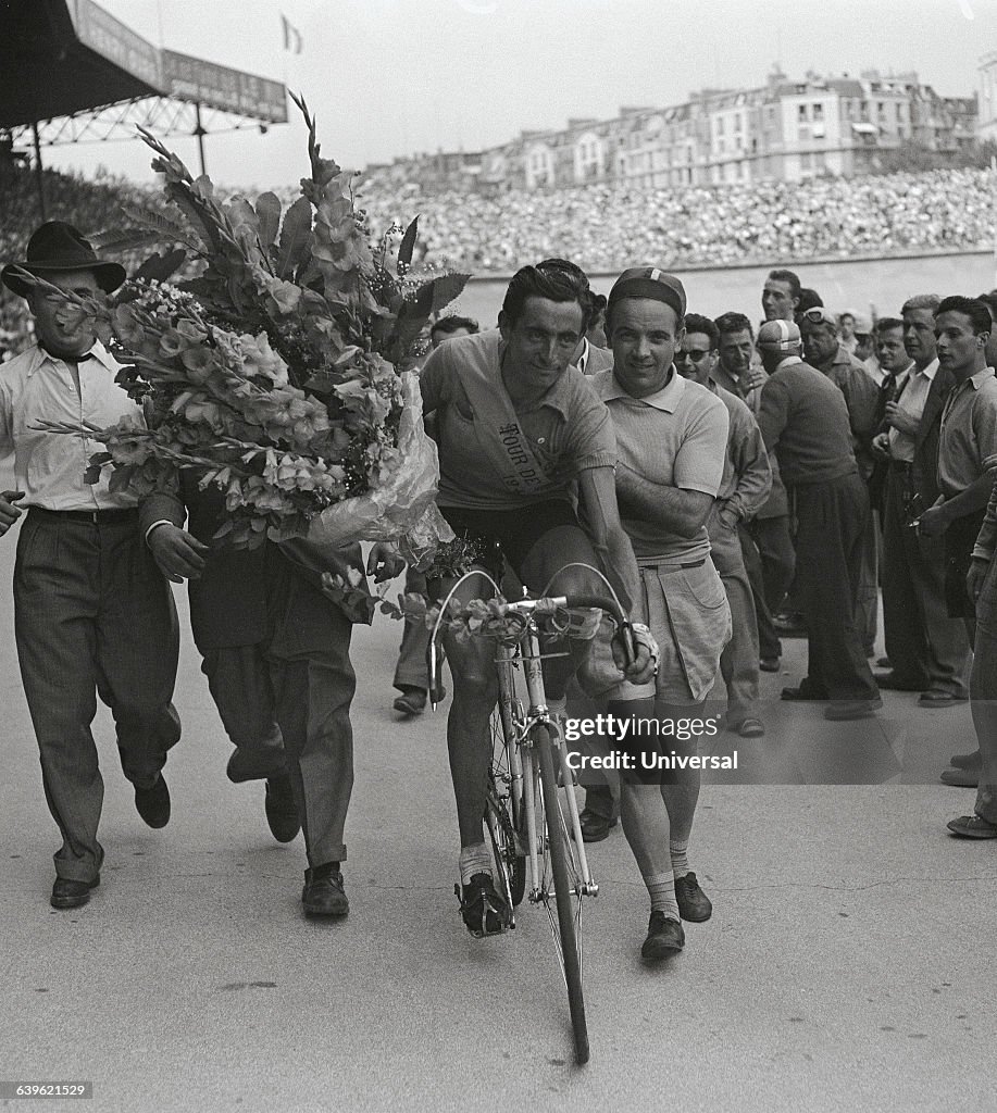 Fausto Coppi Wins 1949 Tour de France
