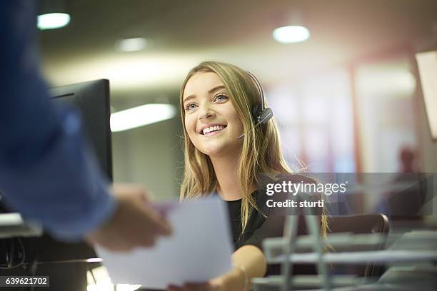 happy office intern - part time job stock pictures, royalty-free photos & images