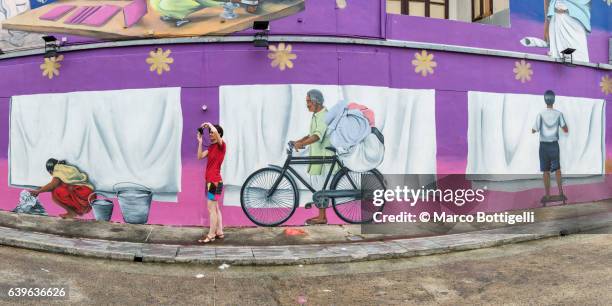 singapore, republic of singapore, southeast asia. - singapore little india stock illustrations