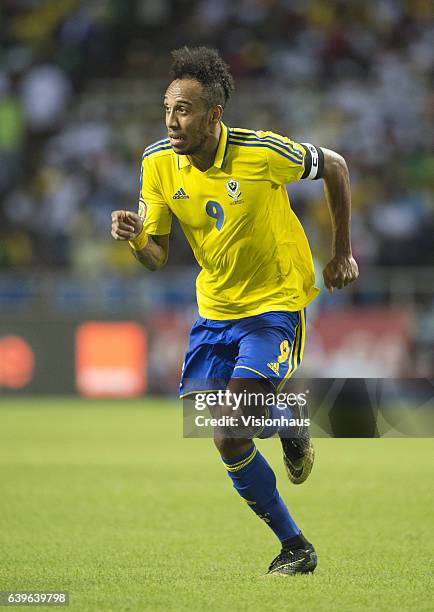 Of Gabon during the Group A match between Cameroon and Gabon at Stade de L'Amitie on January 22, 2017 in Libreville, Gabon.