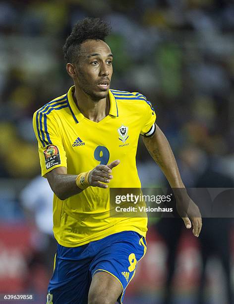 Of Gabon during the Group A match between Cameroon and Gabon at Stade de L'Amitie on January 22, 2017 in Libreville, Gabon.