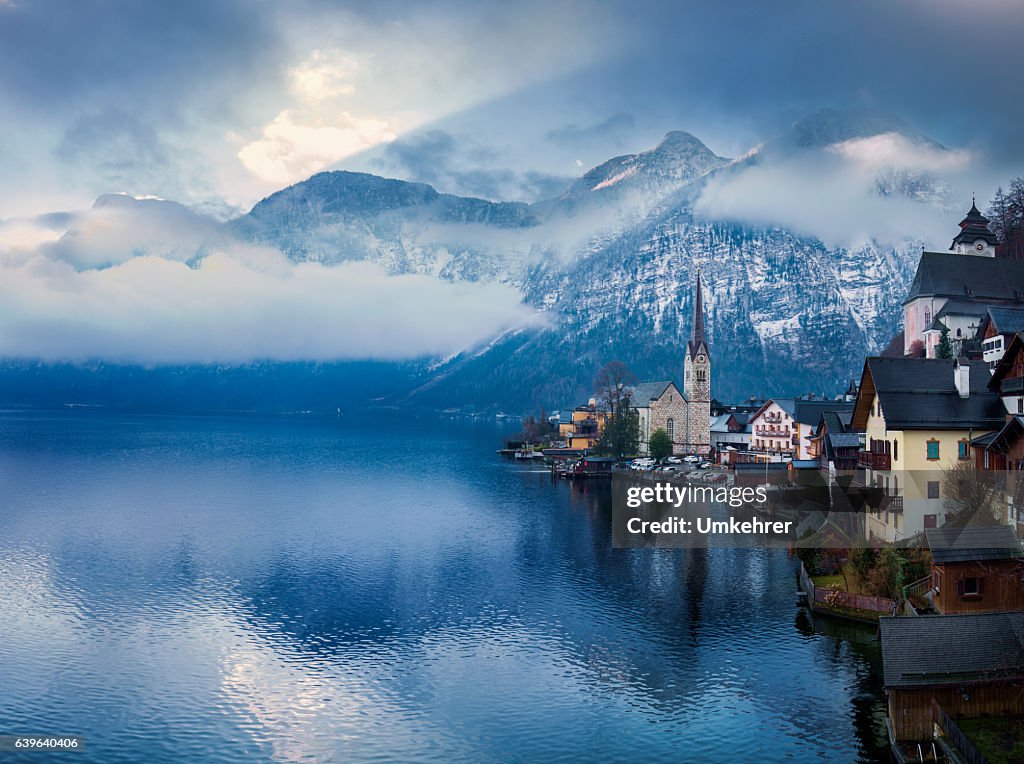 Seaside view from Hallstatt Austria