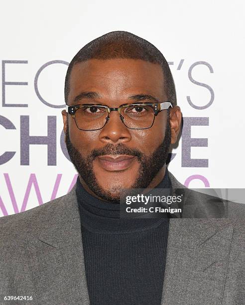 Tyler Perry poses at the People's Choice Awards 2017 at Microsoft Theater on January 18, 2017 in Los Angeles, California.