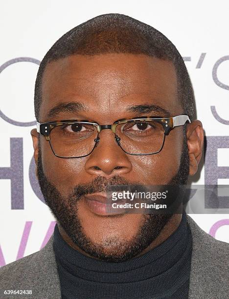 Tyler Perry poses at the People's Choice Awards 2017 at Microsoft Theater on January 18, 2017 in Los Angeles, California.