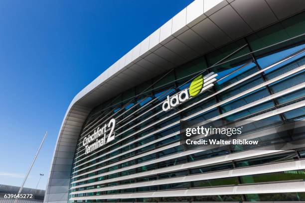 ireland, dublin, exterior - dublin airport stock pictures, royalty-free photos & images