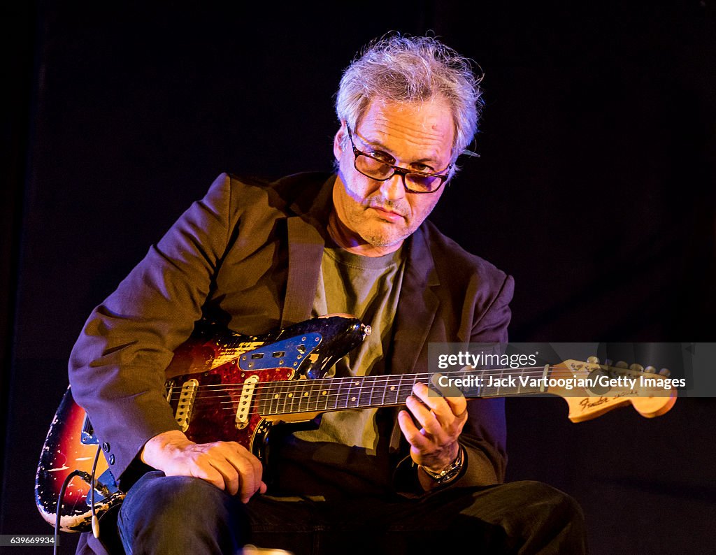 Merce Ribot American Jazz musician Marc Ribot plays guitar as he performs with ...