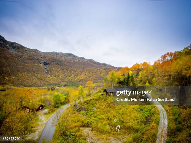 mountains in hemsedal - buskerud stock pictures, royalty-free photos & images