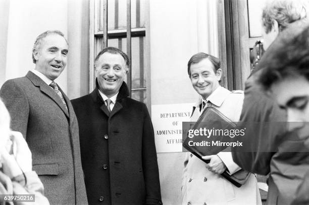 Filming of BBC TV Programme 'Yes Minister', outside the 'Department of Administrative Affairs' & No. 10 Downing Street, London, 23rd October 1982....