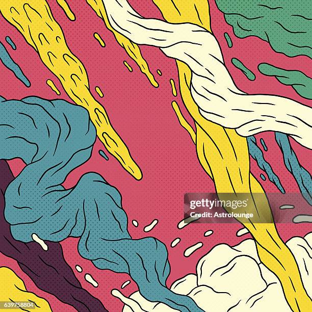 pop art background - saturated color stock illustrations