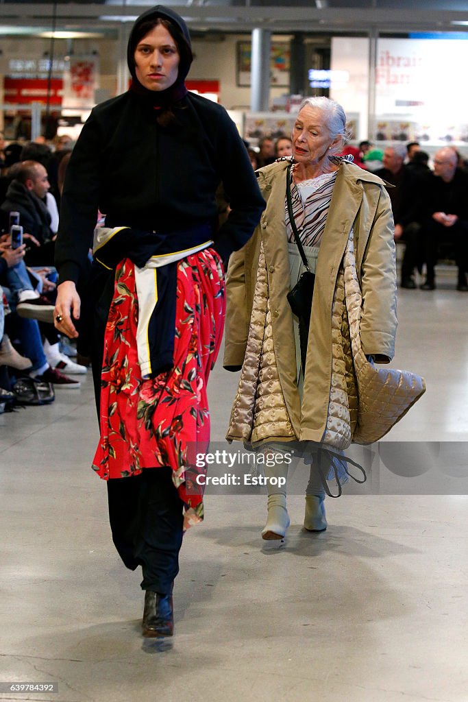 Vetements : Runway - Paris Fashion Week - Haute Couture Spring Summer 2017