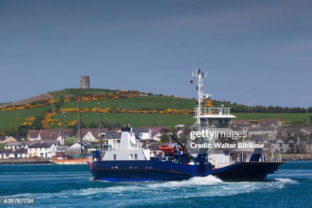 uk, northern ireland, exterior - ferry stock pictures, royalty-free photos & images