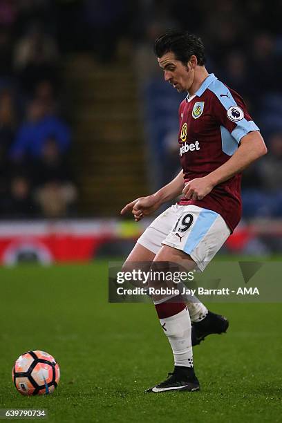 Joey Barton of Burnley during The Emirates FA Cup Third Round Replay between Burnley and Sunderland at Turf Moor on January 17, 2017 in Burnley,...