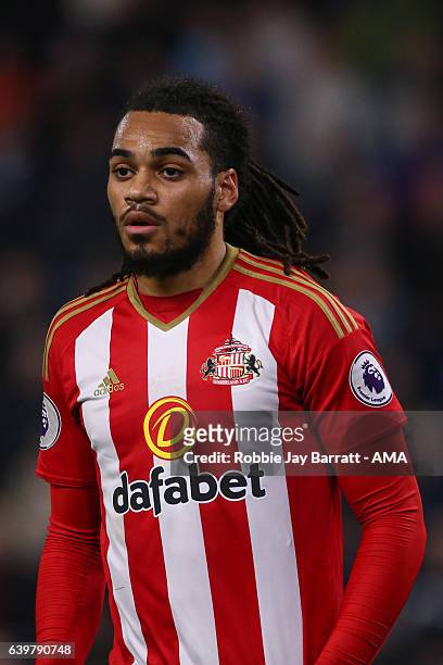 Jason Denayer of Sunderland during The Emirates FA Cup Third Round Replay between Burnley and Sunderland at Turf Moor on January 17, 2017 in Burnley,...