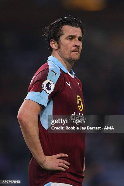 Joey Barton of Burnley during The Emirates FA Cup Third Round Replay between Burnley and Sunderland at Turf Moor on January 17, 2017 in Burnley,...