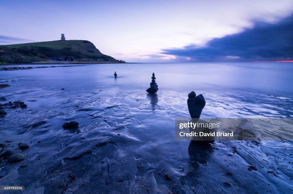 Kimmeridge Bay at blue hour
