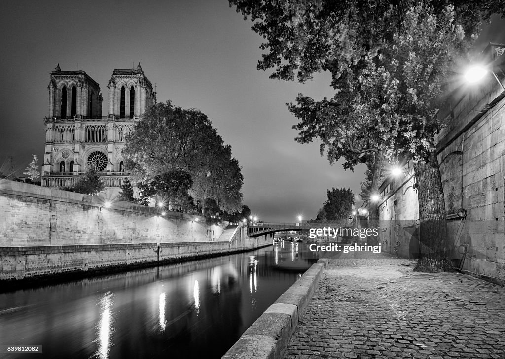 Notre Dame, Paris and River Seine