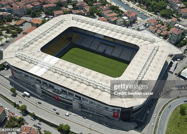 sukru saracoglu stadium in kadikoy istanbul - sukru saracoglu stadion stock-fotos und bilder