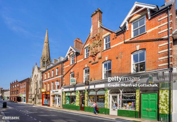 dorchester south street - dorchester town stock pictures, royalty-free photos & images