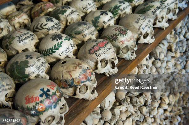 The Worldfamous Skulls Of Charnel House In St Michaels Chapel