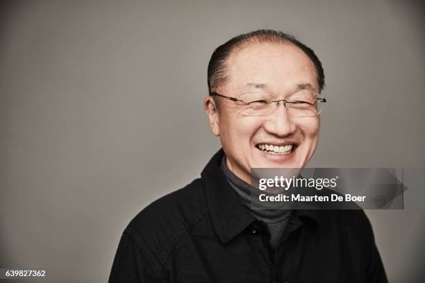 Jim Yong Kim from the film 'Bending the Arc' poses for a portrait at the 2017 Sundance Film Festival Getty Images Portrait Studio presented by...