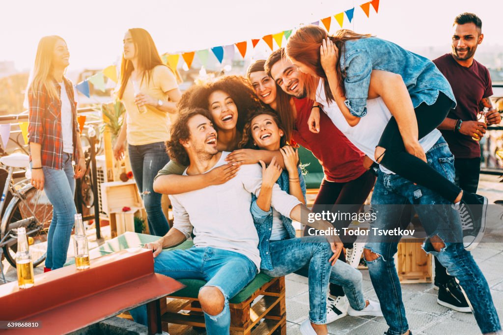 Roof party