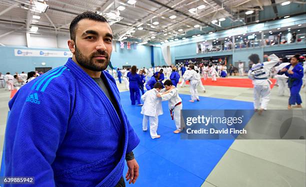 Athens Olympic champion and three times World champion, Ilias Iliadis of Greece oversees his Masterclass at the University of East London's...