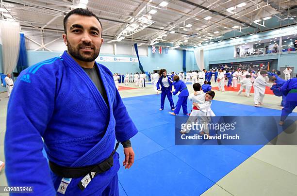 Athens Olympic champion and three times World champion, Ilias Iliadis of Greece oversees his Masterclass at the University of East London's...
