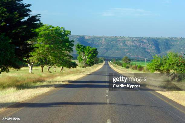 africa, southern africa, swaziland, view of modern highway (year 2009) - africa road stock pictures, royalty-free photos & images