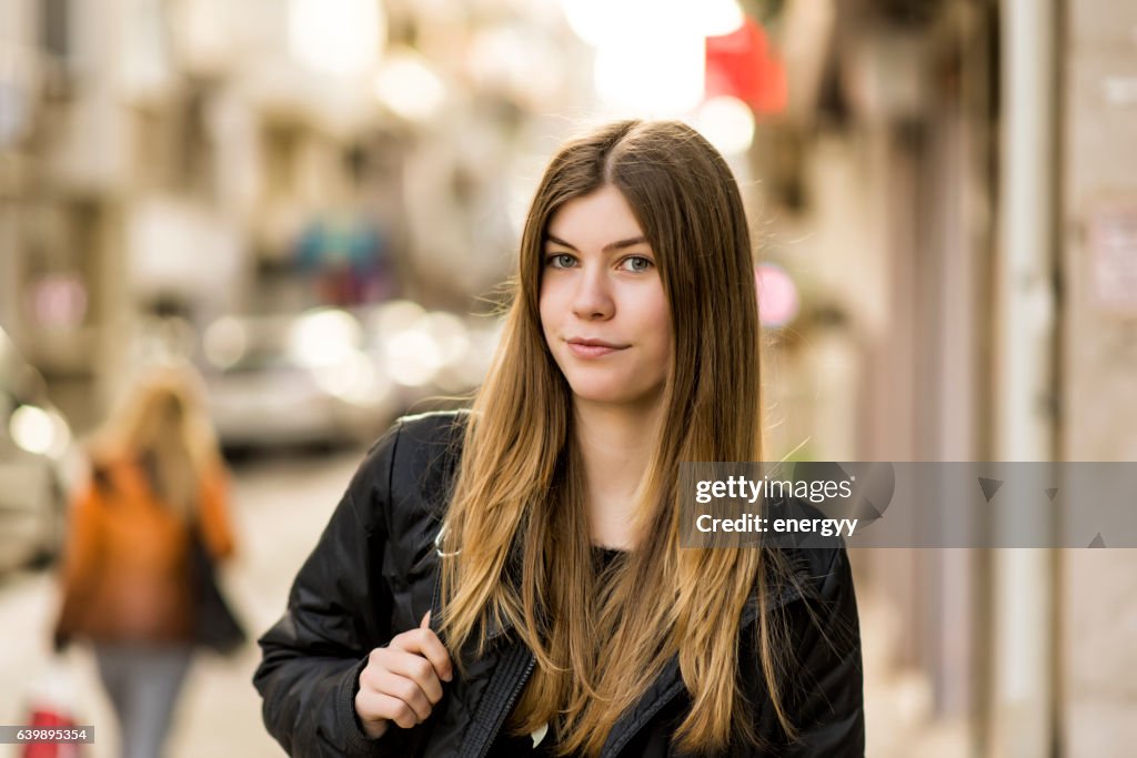 Cute young woman