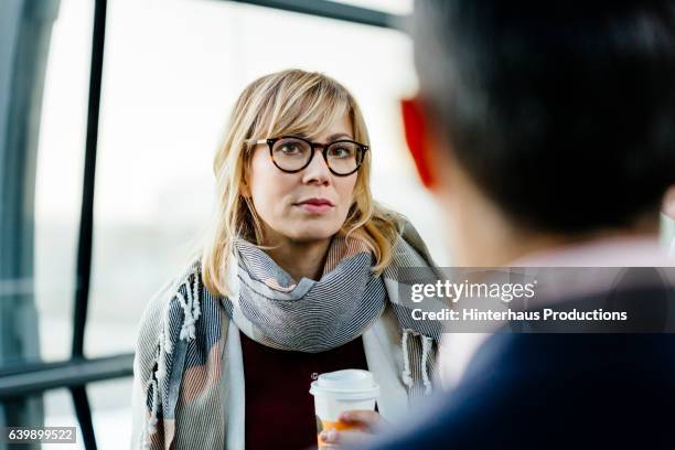 portrait of a mature casual dressed businesswoman  - human age stock-fotos und bilder