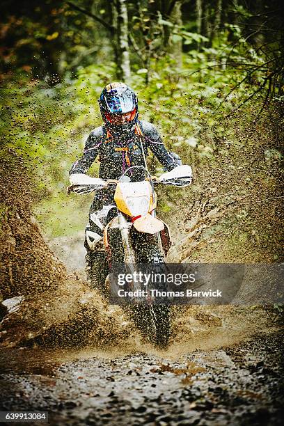 Motocross Riding A Rut Muddy Motocross Rider Photos and Premium High Res Pictures - Getty Images