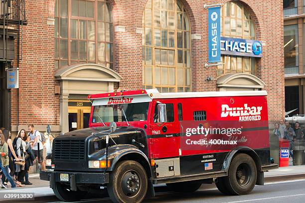 dunbar - armoured truck stock pictures, royalty-free photos & images